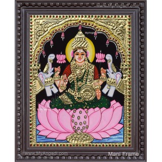 Gaja Lakshmi Tanjore Painting