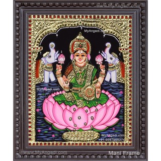 Gaja Lakshmi Tanjore Painting