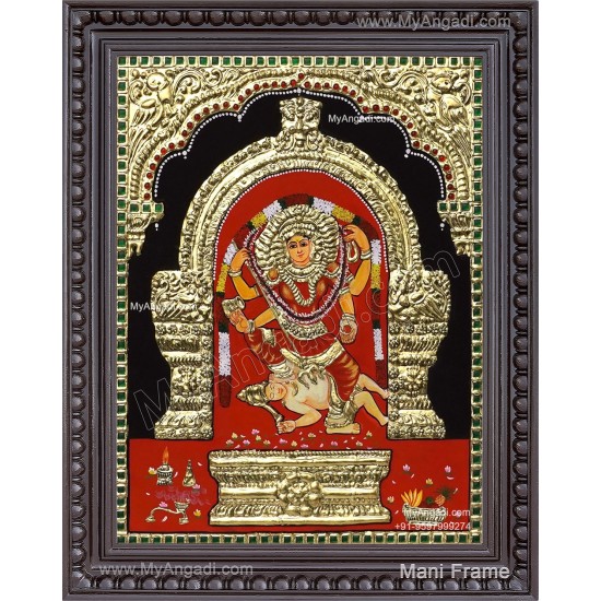Kulavilakku Amman Tanjore Painting