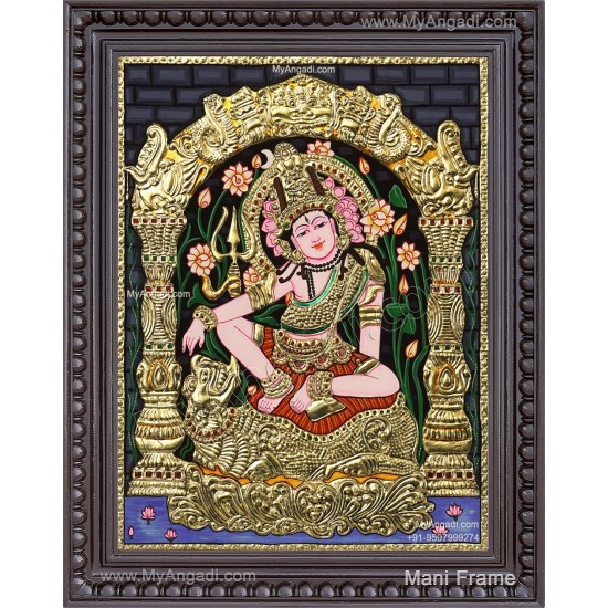 Indonesian Shivan Tanjore Painting
