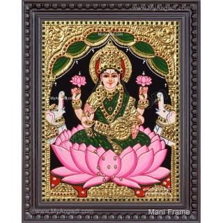 Gaja Lakshmi Tanjore Painting