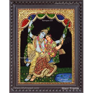 Radha Krishna Tanjore Painting