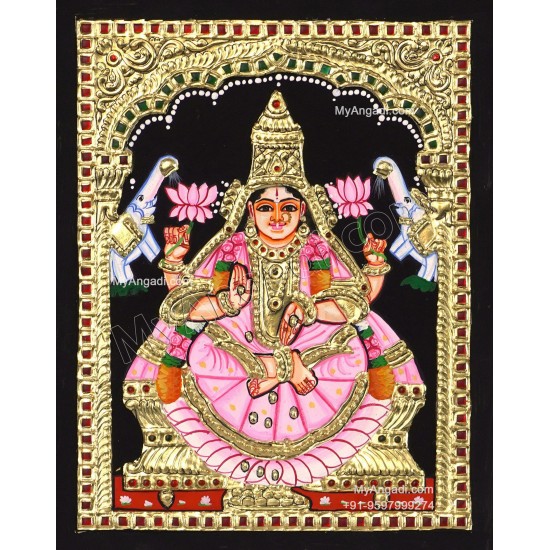 Gaja Lakshmi Tanjore Paintings