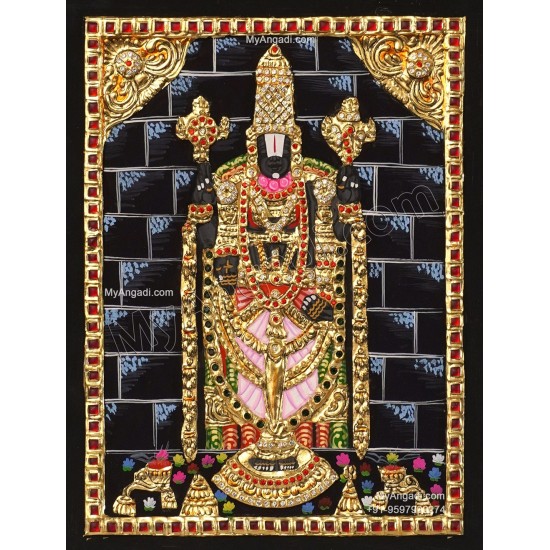 Nijaroopa Balaji Tanjore Painting