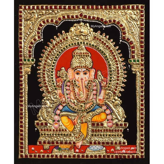 Ganesha Tanjore Painting