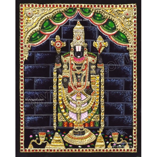 Venkateshwara Tanjore Painting