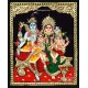 Shiva Family Tanjore Painting 
