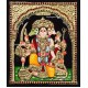 Panchamuga Hanuman Tanjore Painting
