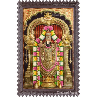 3D Balaji Tanjore Painting