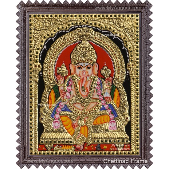 Ganesha  Tanjore Paintings