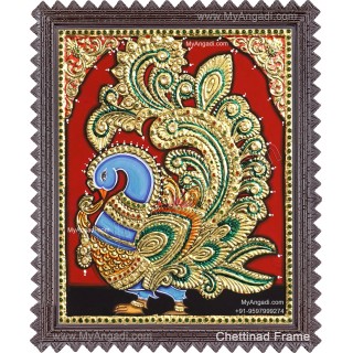 Peacock Tanjore Painting