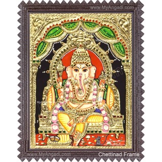 Ganesha Tanjore Painting