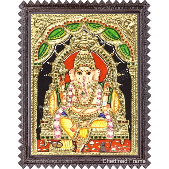 Ganesha Tanjore Painting