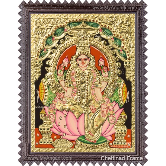 Aishwarya Lakshmi Tanjore Painting