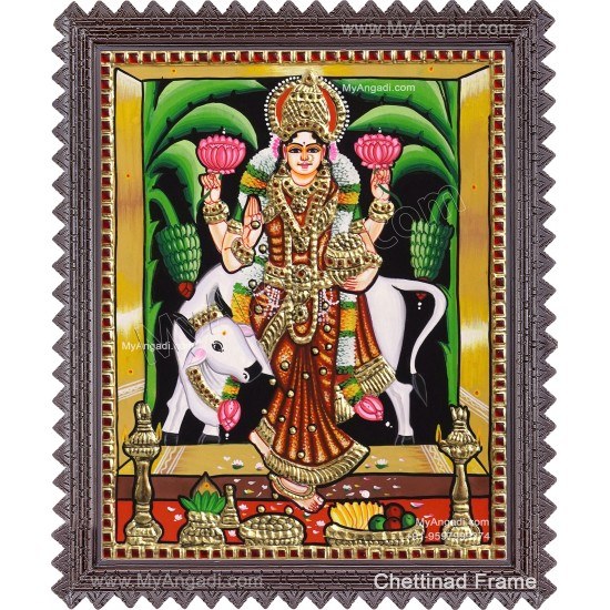 Graha Lakshmi Tanjore Painting