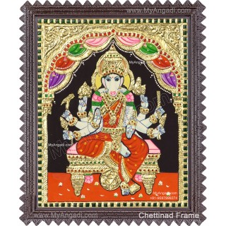 Varahi Amman Tanjore Painting
