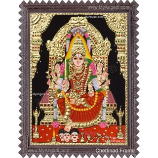 Samayapura amman Tanjore Painting