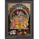 3D Shivan Family Tanjore Painting