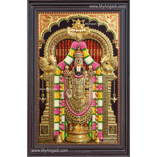 3D Balaji Tanjore Painting