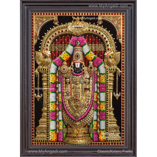 3D Balaji Tanjore Painting