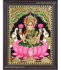 Gaja Lakshmi Tanjore Paintings