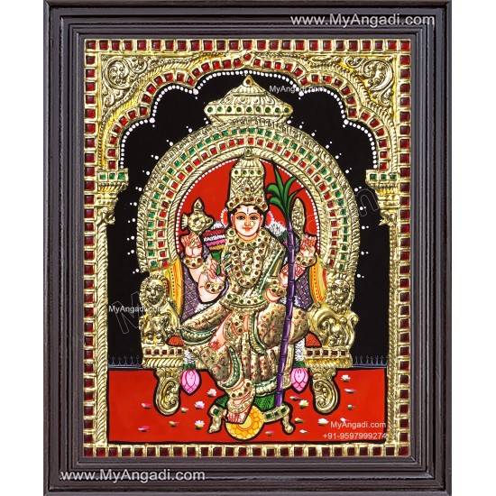 Lalitha Devi Tanjore Painting Lalitha Devi Tanjore Painting