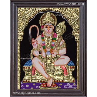 Hanuman Tanjore Painting