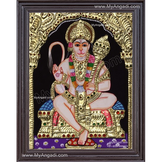 Hanuman Tanjore Painting Hanuman Tanjore Painting
