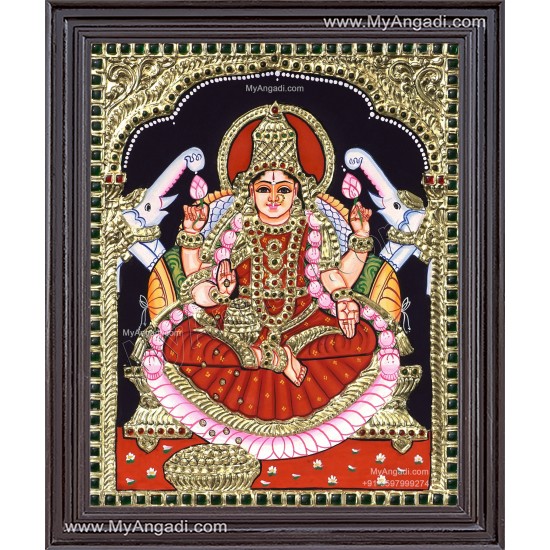 Gaja Lakshmi Tanjore Painting Gaja Lakshmi Tanjore Painting