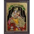 Swinging Radha Krishna Tanjore Painting