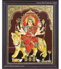 Durga Devi Tanjore Painting