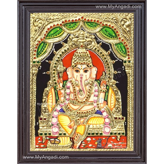 Ganesha Tanjore Painting Ganesha Tanjore Painting