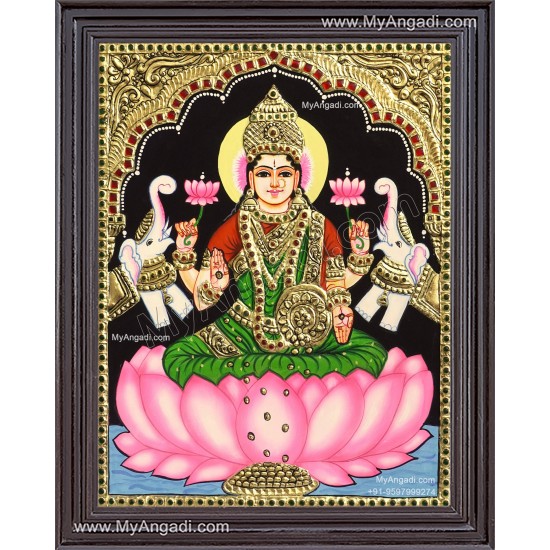 Gajalakshmi Tanjore Painting Gajalakshmi Tanjore Painting