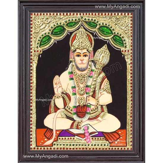 Hanuman Tanjore Painting Hanuman Tanjore Painting