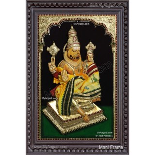 Lakshmi Narasimhar 3D Tanjore Painting