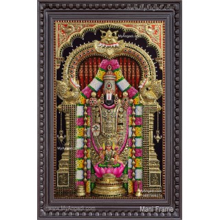 3D Balaji Lakshmi Tanjore Painting