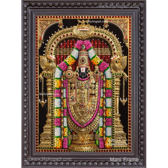 3D Balaji Tanjore Painting