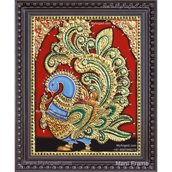 Peacock Tanjore Painting