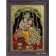 Swinging Radha Krishna Tanjore Painting
