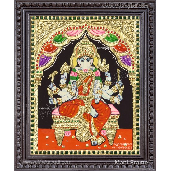Varahi Amman Tanjore Painting
