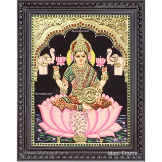 Gajalakshmi  Tanjore Painting