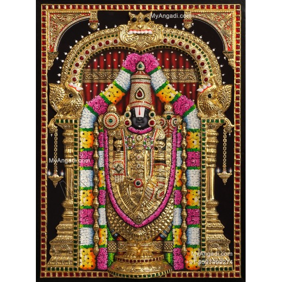 3D Balaji Tanjore Painting