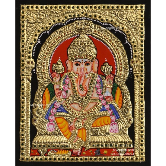Ganesha  Tanjore Paintings