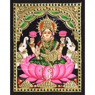 Gaja Lakshmi Tanjore Paintings