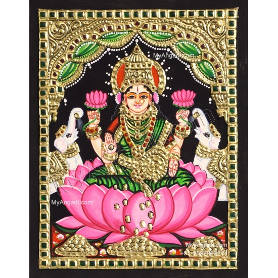 Gaja Lakshmi Tanjore Paintings