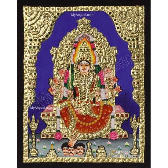 Samayapura amman Tanjore Painting