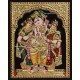 Krishna Bama Rukmani Tanjore Painting 