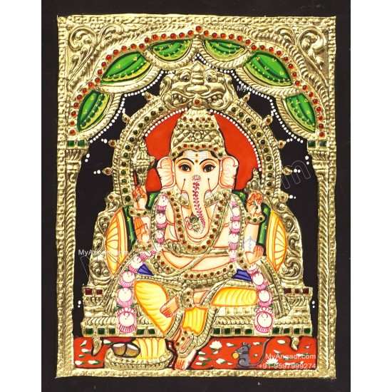 Ganesha Tanjore Painting