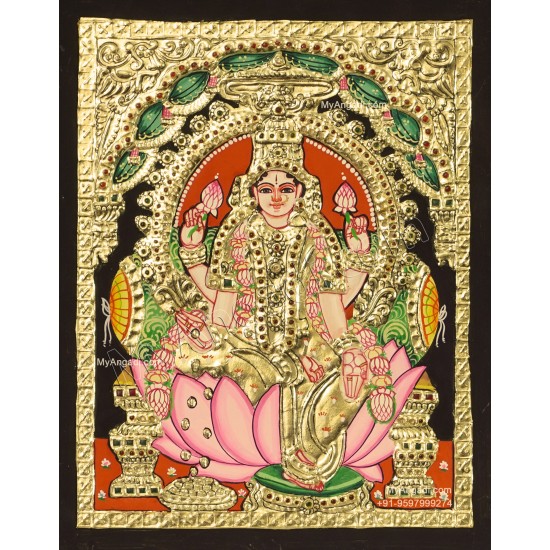 Aishwarya Lakshmi Tanjore Painting