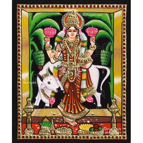 Graha Lakshmi Tanjore Painting